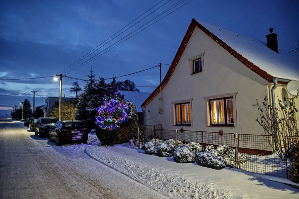 Vánoční setkámní - průjezd