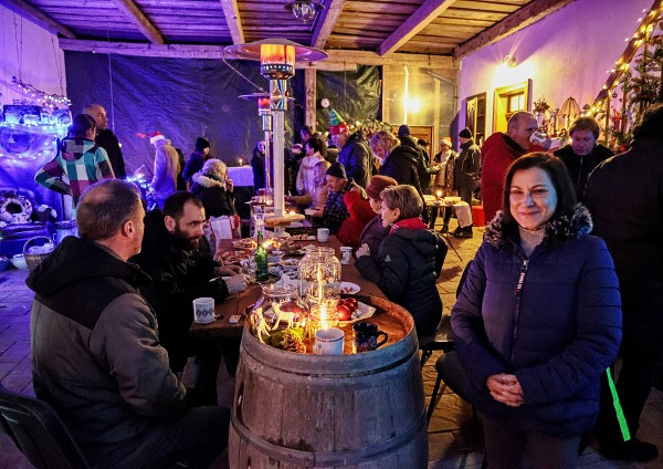 Vánoční setkámní - průjezd
