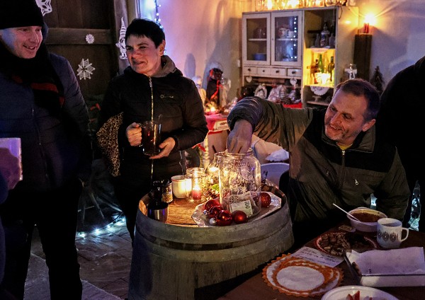 Vánoční setkámní - průjezd