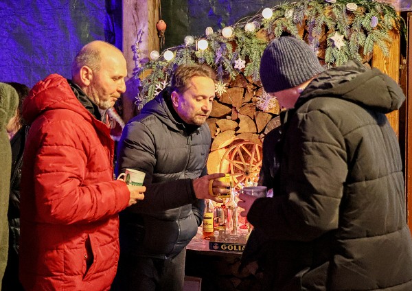 Vánoční setkámní - průjezd