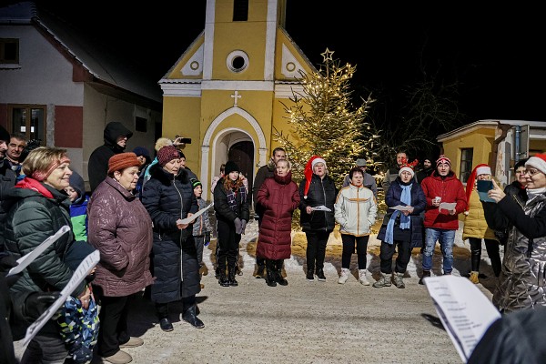 Vánoční setkámní - průjezd
