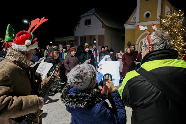 Vánoční setkámní - průjezd