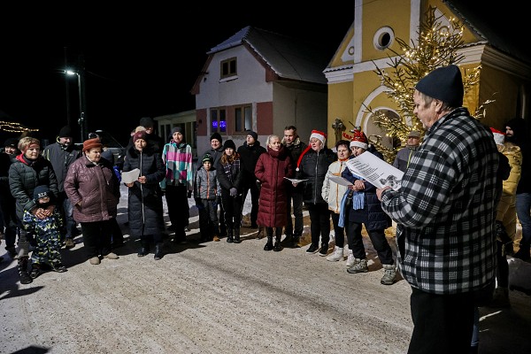 Vánoční setkámní - průjezd
