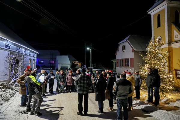 Vánoční setkámní - průjezd