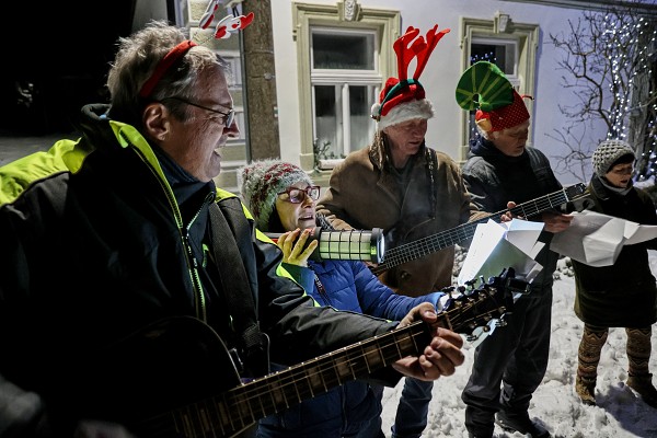Vánoční setkámní - průjezd