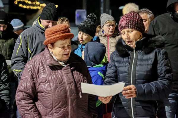 Vánoční setkámní - průjezd