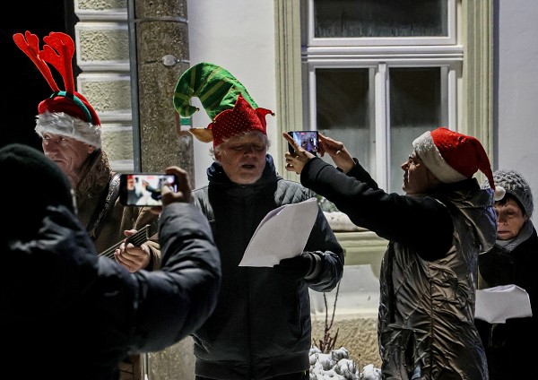 Vánoční setkámní - průjezd