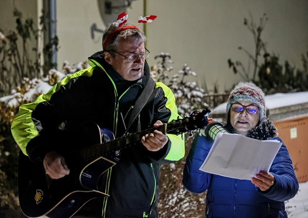 Vánoční setkámní - průjezd