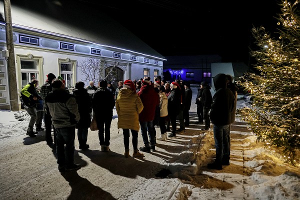 Vánoční setkámní - průjezd