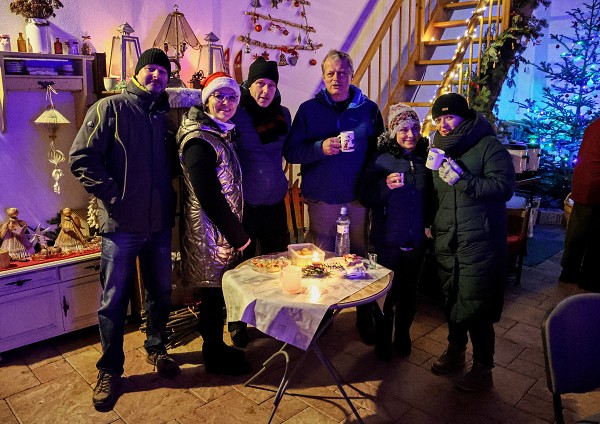 Vánoční setkámní - průjezd