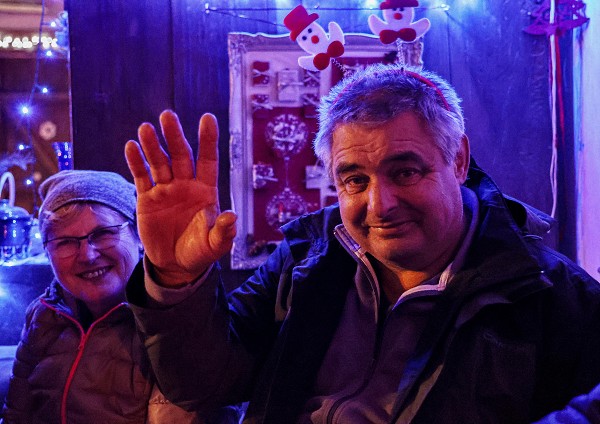Vánoční setkámní - průjezd