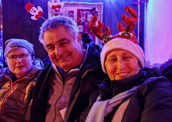 Vánoční setkámní - průjezd