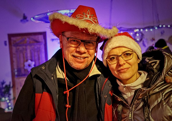 Vánoční setkámní - průjezd