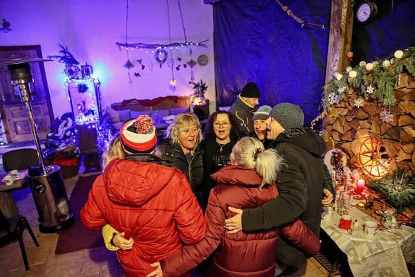 Vánoční setkámní - průjezd
