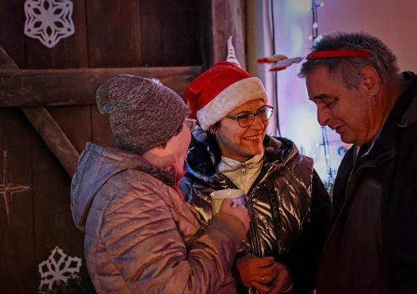 Vánoční setkámní - průjezd